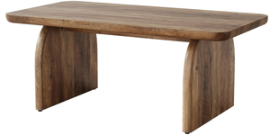 lot 40 image: Tribesigns Rectangle Coffee Table, Wood Rectangular Living Room Table