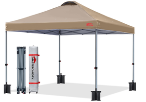 lot 71 image: MASTERCANOPY Durable Pop-up Canopy Tent with Roller Bag