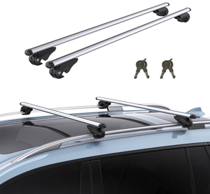 lot 164 image: TANX Roof Rack Cross Bars with 4 Anti-Theft Locks  Heavy-Duty Universal Roof Rack (200lbs Capacity)