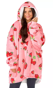 lot 200 image: Bare Home The - Adult Wearable Blanket - Sherpa Side Pockets