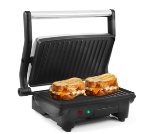 lot 266 image: Elite Gourmet EPN-2976 3-in-1 Panini Press & Grill