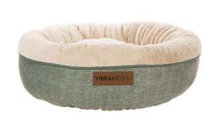 lot 267 image: Vibrant Life Round Dreamer Mattress Edition Dog Bed, Small, 22x22, up to 35lbs