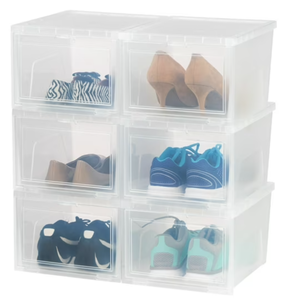 lot 268 image: IRIS USA, Inc. NSSB-H Front Entry Stackable Shoe Box