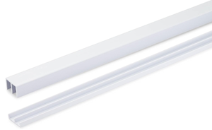 lot 483 image: Randall Manufacturing Co., Inc  Plastic Sliding Door Track  6 Feet Long  Fits 14 Doors