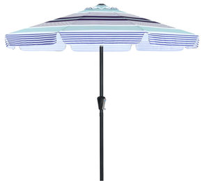 lot 491 image: ABCCANOPY Patio Umbrella 10ft, Outdoor Table Umbrella with Push Button Tilt and Crank
