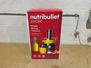 lot 72 image: NutriBullet 2-Speed Electric Juicer - Gray Stainless Steel, 800W