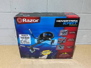 lot 228 image: Razor Hovertrax Kart - Black, Seat Attachment for Hoverboard, LED Light-up Wheel
