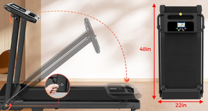lot 450 image: Aorapulse 380k Foldable Portable Treadmill