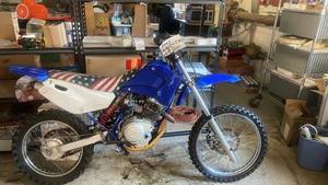 2005 Yamaha TTR 125 Dirt Bike with American Flag Seat
