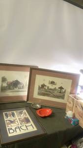 lot 8 image: Ashtrays and 3 Art Print