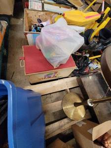 lot 136 image: Large Mixed pallet Lot of Vintage and Modern Toys, Board Games, and Doll Accessories