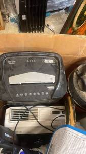 lot 141 image: Mixed Box of Untested Household Electronics, Game Accessories, and Holiday Decor