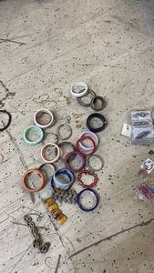lot 168 image: Mixed Costume Jewelry Lot Including Bracelets, Necklaces, and Earrings