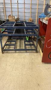 lot 170 image: Heavy Duty Industrial Metal Storage Rack Frame