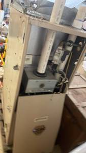 lot 172 image: York Diamond 80 Gas Furnace Cabinet and Components