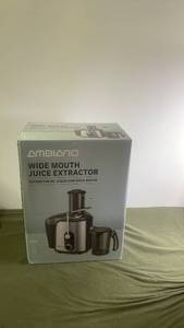 lot 221 image: Ambiano Wide Mouth Juice Extractor in Box
