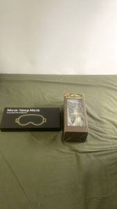 lot 234 image: Music Sleep Mask with Headphones and Energy Tumbler Set