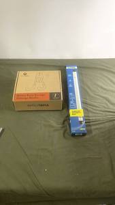 lot 237 image: INTELITOPIA Heavy Duty Garage Storage Hooks and BRINKS Window Security Bar Set