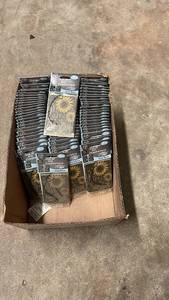 lot 269 image: Lot of 24 Chalk Art Sunflower Air Freshener Packs Ocean Breeze Scent