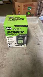 lot 288 image: Slime Dual Power Tire Inflator with Digital Display