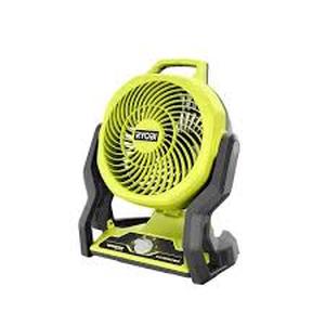 lot 28 image: RYOBI ONE 18V Cordless Hybrid WHISPER SERIES 7-12 in. Fan (Tool Only)    Customer Returns See Pictures