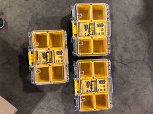 lot 41 image: Lot of  DEWALT TOUGHSYSTEM 2.0 6-Compartment Small Parts Organizer   Customer Returns See Pictures