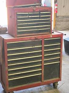 Craftsman® Rolling Tool Chest 14-drawer with Tool Box 10-drawer 19" x 44" x 60"