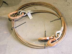 lot 116 image: Hoist Cable  2 Leg 20 x 58