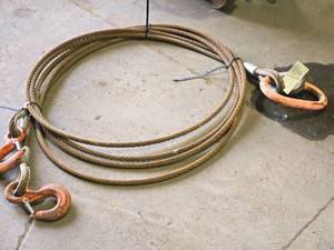 lot 117 image: Lift PRO Hoist Cable  2 Leg 20 x 58
