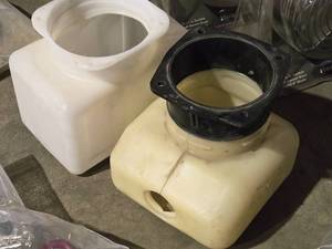 lot 154 image: Lot of (2) Plastic Fluid Reservoir
