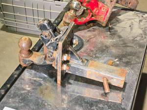 lot 170 image: Pintle Hitch Assembly with 2 Ball (Black)