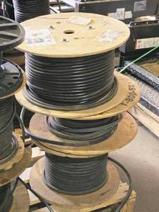 lot 201 image: Lot of (3 Partial Spools) Electrical Wire, Trailer Cable 144 (assorted)