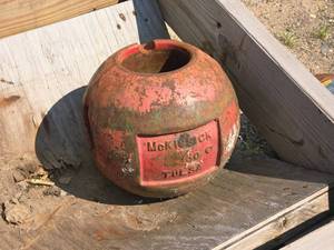 lot 223 image: McKissick Crane Overhaul Ball  Headache Ball  7-Ton Working Load Limit MB07TI50E
