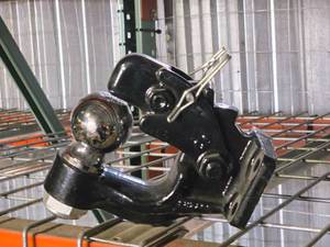 lot 232 image: 8-Ton Pintle Hitch Assembly with 2-516 Ball