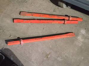 lot 236 image: Lot of (3) 14 Jack Hammer Chisel Bits  78 Hex Head Drive