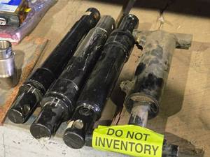 lot 291 image: Lot of (4) Hydraulic Cylinders (assorted) (3) 2-14 x 18-14, (1) 2-12D x 6-12 x 16