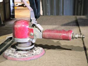 lot 296 image: National Detroit Inc DAQ Pneumatic Disc SanderPolisher