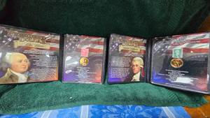 lot 85 image: 24K John Adams, Thomas Jefferson Presidential Dollar Series