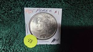 lot 88 image: 1925 Peace $1 AU