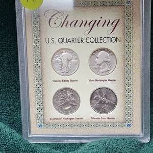 lot 47 image: The Changing US quarter Collection  25c