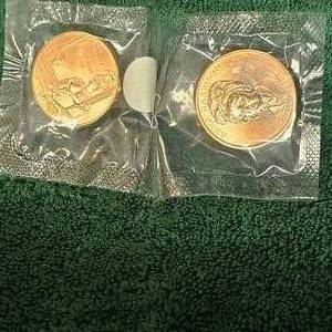 lot 41 image: Elizabeth Monroe, Annna Harrison Copper Rounds