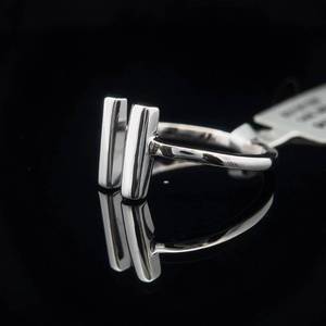 NEW! Tiffany & Co. "Tiffany T" Open Bar Ring in 14k White Gold *VIDEO*