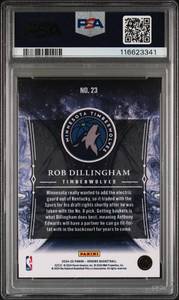 ROB DILLINGHAM 2024 PANINI ORIGINS TAKING THE LEAP ROOKIE CARD PSA 9 116623341