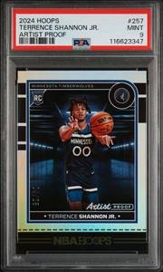 TERRENCE SHANNON JR 2024 NBA HOOPS ARTIST PROOF 04/25 PSA 9 116623347