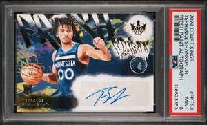 TERRENCE SHANNON JR 2024 PANINI COURT KINGS FRESH PAINT ROOKIE AUTOGRAPH PSA 9 116623353