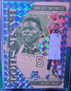 lot 95 image: ANTHONY EDWARDS 2024-25 PANINI MOSAIC BANK SHOT