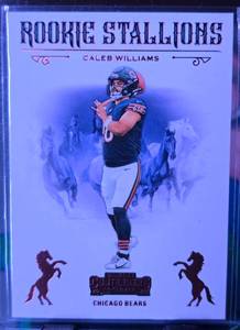 lot 48 image: CALEB WILLIAMS 2024 PANINI CONTENDERS ROOKIE STALLIONS