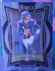 lot 68 image: CALEB WILLIAMS 2024 PANINI SELECT CONCOURSE ROOKIE CARD