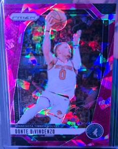 lot 82 image: DONTE DIVINCENZO 2024-25 PANINI PRIZM PINK CRACKED ICE