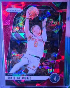 lot 63 image: DONTE DIVINCENZO 2024-25 PANINI PRIZM RED CRACKED ICE